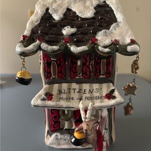 Blue Sky Clayworks - Blitzen's House of Pancakes Holiday Decoration